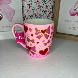 ❤️Sheffield home - Valentine’ Day Bow with heart design mug